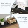 Table 59 Inch Entryway Table Long Console Table with 4