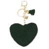 jtkdxqs Pom Pom Keychain Soft Artificial Rabbit Fur Plush Fluffy