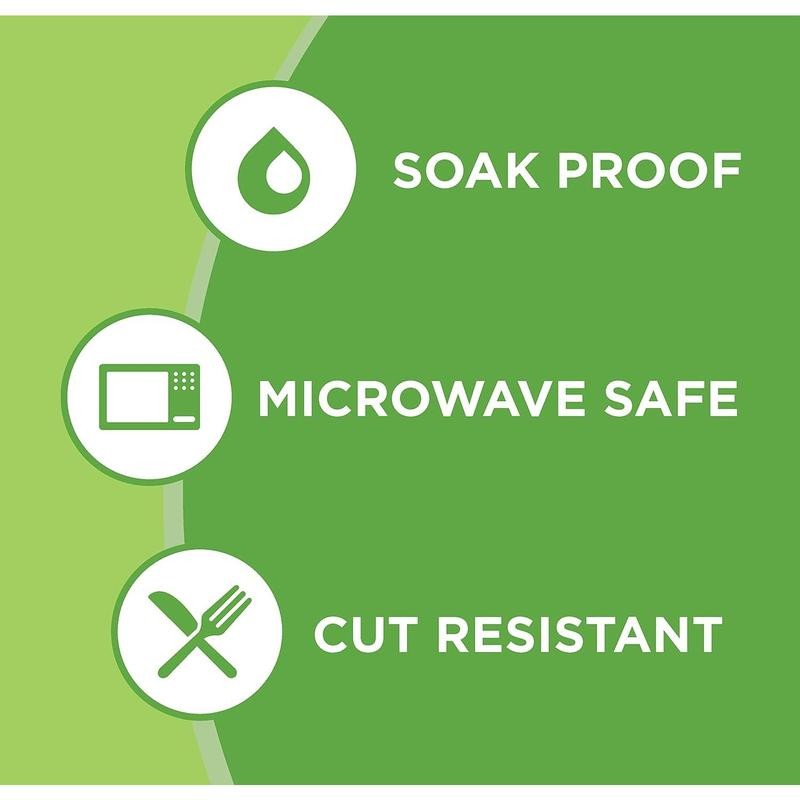 Basics Everyday Paper Plates, 10 Inch, Disposable, 100 Count -