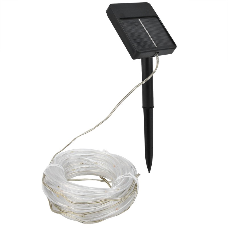 Solar String Light 7m 50LEDs Solar Tube Light Outdoor Waterproof