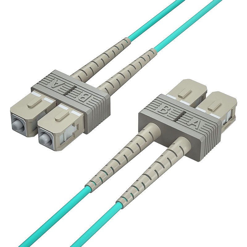 10Gtek OM3 Multimode Duplex SC/SC 10Gb/Gigabit Fiber Optic Cable 50/125μm