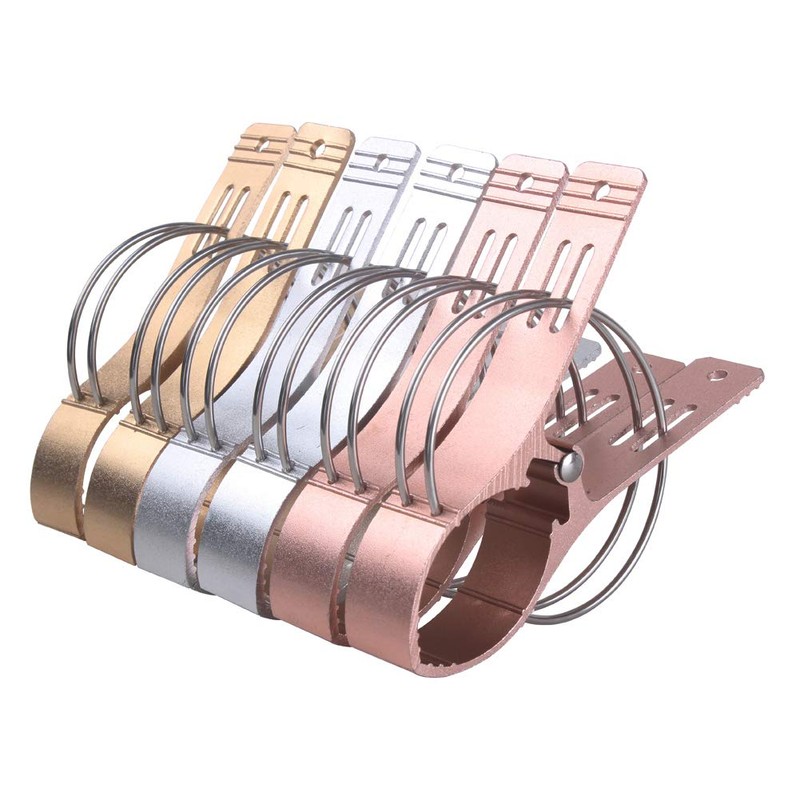 Z ZICOME Aluminium Alloy Beach Towel Clips, 6 Pack