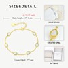 STARCHENIE Opal Bracelet for Women Simple Teardrop Bracelet 14K Gold
