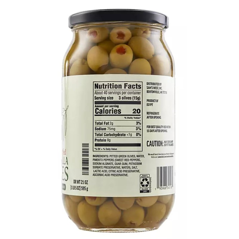 Pimento Stuffed Manzanilla Olives 21 oz,4 pk
