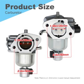 laffoonparts 16-853-19S Carburetor Carb, with Fuel Pump Fuel Filter Replacement for Kohler KT745 KT725 KT730 KT735 KT740 22HP 23HP 24HP 25HP 26HP Engine Carb Replace 32-853-63S 32-853-67S