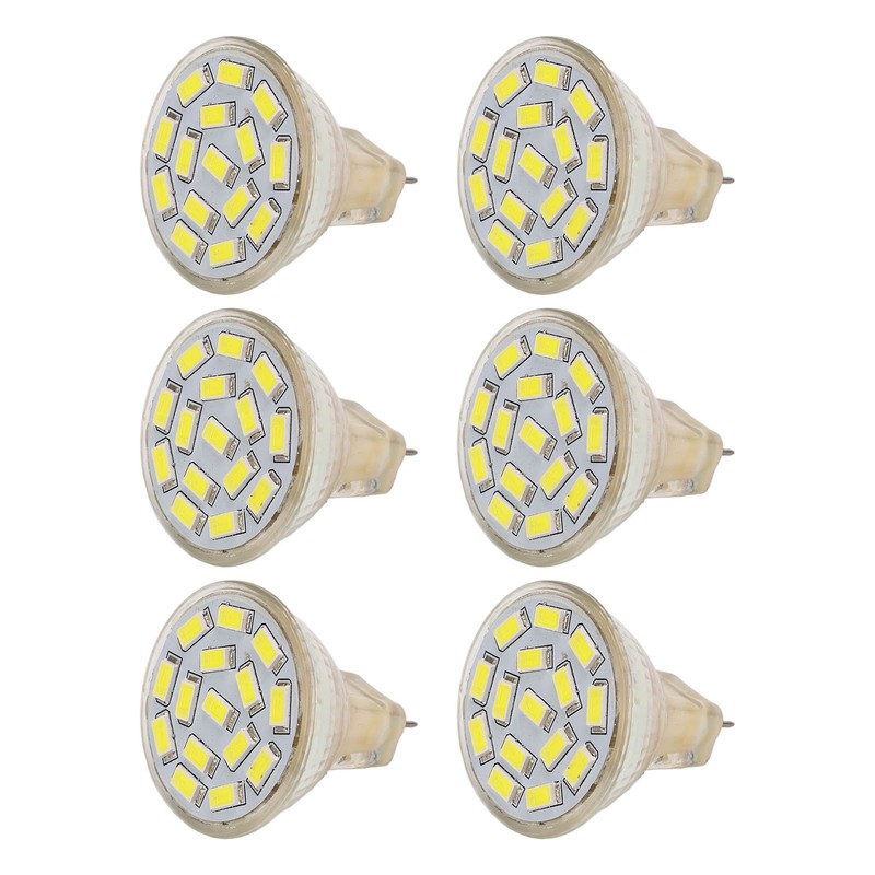 6Pcs GU4 LED Bulb 270LM 15LED Energy Saving Light Bulb