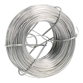 AB Tools-Toolzone Zinc Plated Wire Roll Hanging Pictures Garden Wire 125 metres x 0.7mm Thick