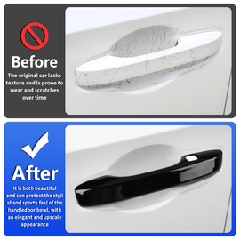 ABS Car Door Handle Covers: Civic 11th Gen 2022-2024, Accord 2023-2025, CR-V & HR-V 2023, Acura Integra 2023-2025 Exterior Protectors