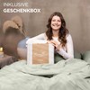 Samthus Pillowcase (80 x 80 cm), Cotton, Satin, Oeko-Tex Made