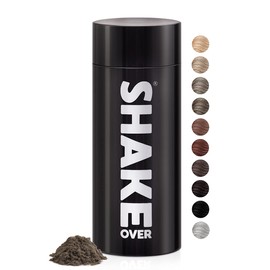 SHAKE OVER Vegan Hair for Hair Thickening, Zinc-Enriched Fibres, High Quality Pouring Hair, Made in Europe (30 g, Dark Blonde)