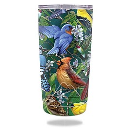 MightySkins Skin Compatible with Ozark Trail 20 oz Tumbler (2016) - Backyard Gathering | Protective, Durable, and Unique Vinyl wrap Cover | Easy to Apply, Remove, and Change Styles | Made in The USA