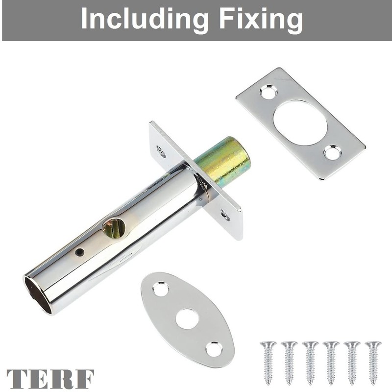 TERF® Heavy Duty Polished Nickel 55mm Mortice Door Window Rack