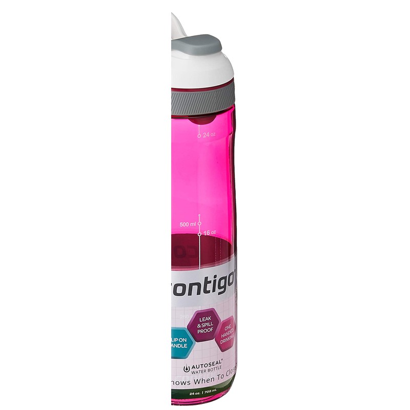 Contigo AUTOSEAL Cortland Water Bottle, 24 oz., Sangria