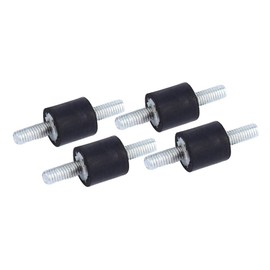 4 PCS Anti-Vibration Rubber Isolator Mounts-M3 8 * 8 Bobbins Double Screw Studs Shock Absorber Silentblock Car Boat Bobbin Mountrubber cotton reel mounts