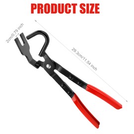 Gosknor Exhaust Hanger Pliers, Automotive Exhaust Hanger Removal Mechanic Tools Pliers Rubber Bracket Exhaust Pliers Compatible with Car and Truck Exhaust Systems