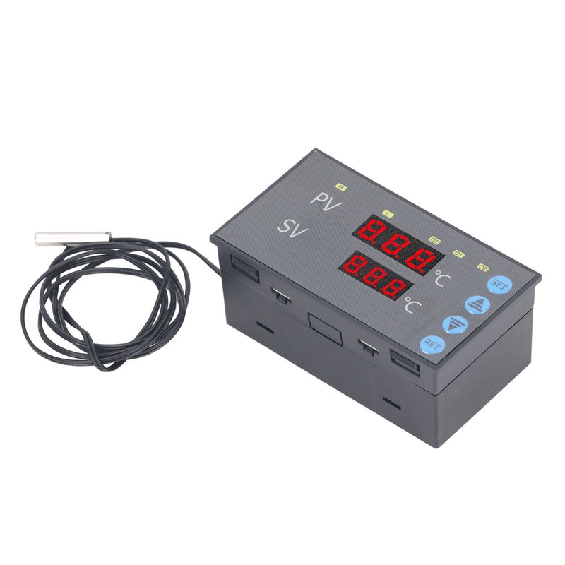 220VAC Embedded Temperature Controller ‑50‑120℃ High Accuracy Digital Thermostat Switch