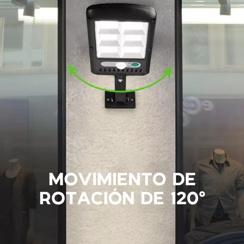 Maíz Lampara Solar Reflector Luz Led Jardin Exterior Pared Sensor