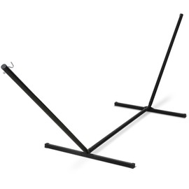 SUNCREAT 15 ft Outdoor Hammock Stand, Heavy Duty Hammock Stand Only, Black