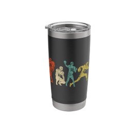 Classic Vintage Style Football Stainless Steel Insulated Tumbler