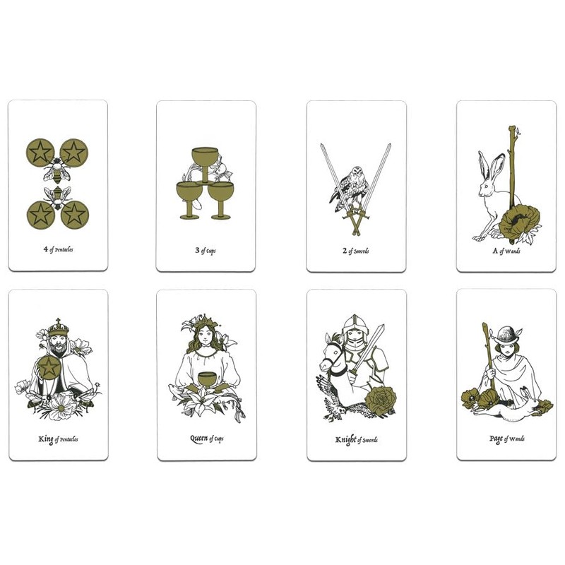 Heart of Gold Tarot Deck Divination Cards 78 Count