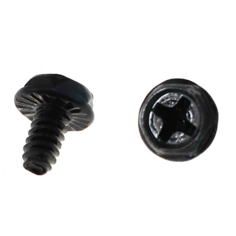 MEETOOT 100PCS 6#-32x6 Hex Washer Head Replacement PC Case Mounting