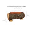 Wooden Trunk with Pot, Real Wood Trunk with Plastic Inner