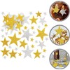 100pcs Star Foam Stickers for Children, Glitter Gold Silver Star