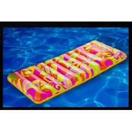 Float Life By Fun Boy 63” Luxury Oversized Inflatable Pool Lounger Pool Float Raft Mat 8+ /Adult