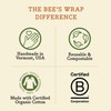 Bee's Wrap Sustainable Food Storage Medium Set of 3 Wraps