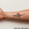 'Roaring Spinosaurus' Temporary Tattoo - Water Resistant, Skin-Safe, Non-Toxic Transfer