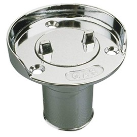 Sea-Dog 351750-1 Chrome Gas Hose Deck Fill with Splash Guard