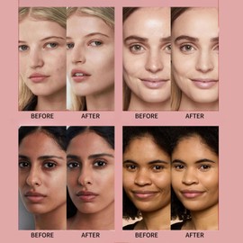 Cushion Foundation,Natural Full Coverage Cushion Foundation,Semi-Matte Makeup Found/ation,Moisturizing/Clear Concealer,Waterproof Founda/tion,24 Hours Long Lasting Durable Luster(02# SHE)