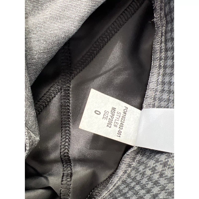 NYDJ Ponte Leggings Madison Houndstooth Womens 0 Gray Polyester Blend