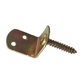 Braid Fence Brackets L-Shaped Pack of 20 (Galvanised Steel)