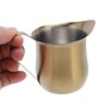 TOPINCN Gold Milk Frothing Pitcher, 304 Stainless Steel Milk Frother