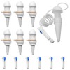 Beauty PLAYER Watering Duty Water Cap Plant, White, Set of