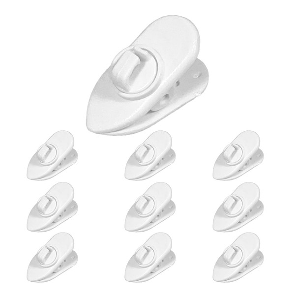 Earphone,Wire Headset Cable Clamp - Rotate Mount Clothing Clip Earphone