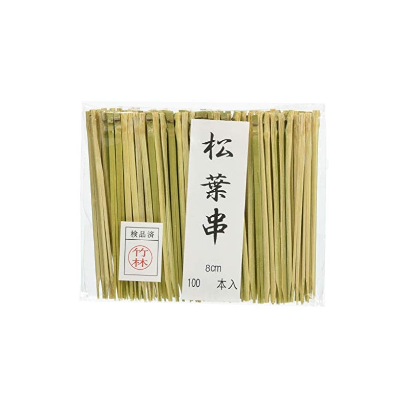 Thousand "Bamboo Pine Picks (100 Pieces) 80 mm dks07080 