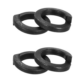 PATIKIL 50 Pcs Split Lock Washer, M5 Spring Lock Washer 304 Stainless Steel Lock Washers Assortment Kit for Screws Bolts, Black