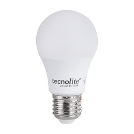 Tecnolite Foco A19 LED 5 W 127V Tecnolite, Luz Suave Cálida, Base E27, No atenuable 1 Pieza                                                           