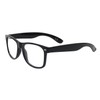 Clear Lens Geek/Nerd Retro Glasses,Black Frame