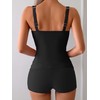 B2prity Women's Tankini Swimsuit Tummy Control Ruched Two Piece Bathing