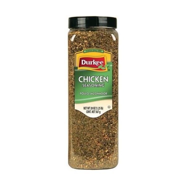 Durkee Chicken Seasoning - 20 oz. container, 6 per case