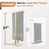 KES Standing Towel Rack with Marble Base, 37" H (Equal