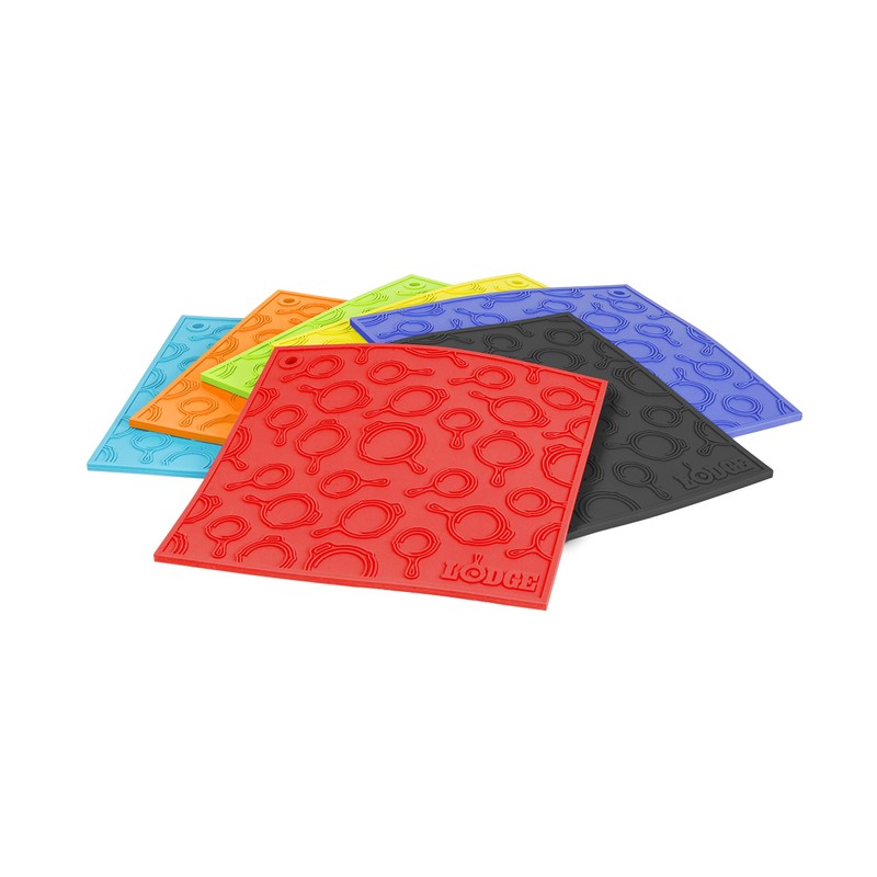 ロッジ(Lodge) スクエア トリベット スキレット シリコン イエロー 17.8x17.8cm AS7SKT21