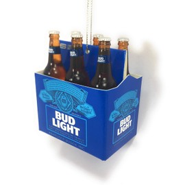 Budweiser® Bud Light 6-Pack Miniature Ornament