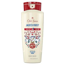 Old Spice Body Wash for Men, Holidudes Holiday Edition, 24/7 Holiday Freshness, Lasting Scent and Rich Lather, Stocking Stuffer, Jacked Frost Frosted Mint Scent, 16 oz
