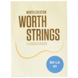 Worth Strings, Low-G Ukulele Strings Brown Fluoro-Carbon Tenor Ukulele Heavy (0.0224-0.0291-0.0319-0.0358)