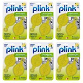 Plink PRA12T Dishwasher Freshener & Rinse Aid, 12 Fresheners