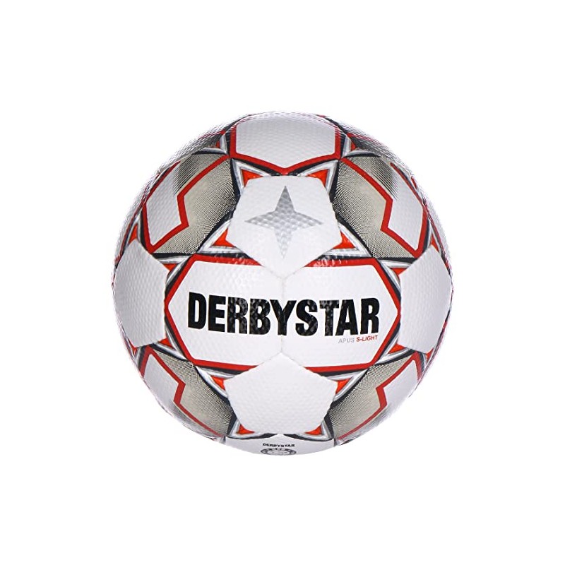 DERBYSTAR Unisex Youth Apus S-Light Training Ball, White, 5